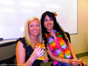 Pizza and Dress-up Event at Reeves College in Calgary Alberta 02