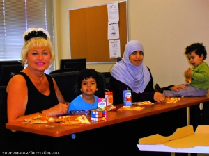 Pizza and Dress-up Event at Reeves College in Calgary Alberta 02
