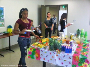 Hawaiian luau event at the Reeves College Edmonton City Centre C