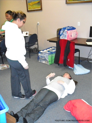 Lethbridge Campus Students Study to Get the Standard First Aid C
